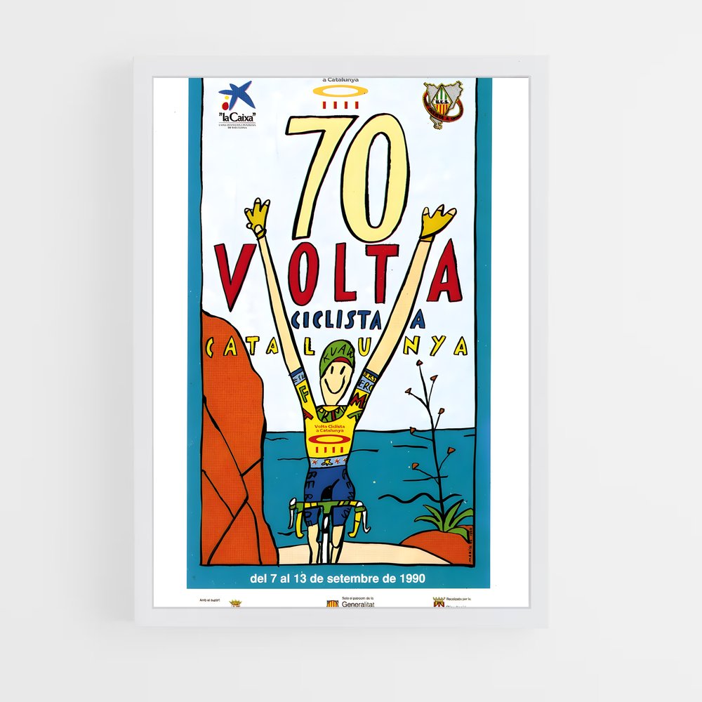Poster Célébration Cycliste – affiche Cyclisme (vue 3)
